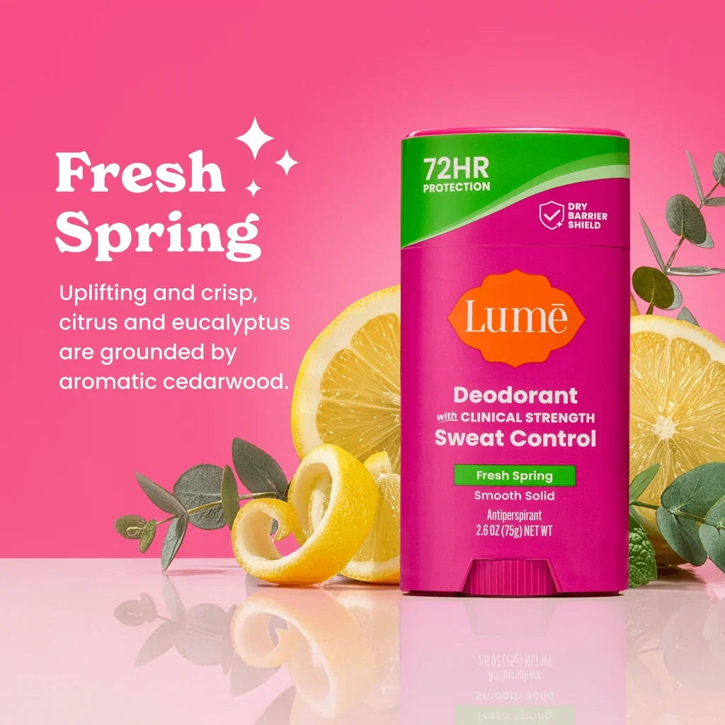 Lume Sweat Control Solid Deodorant Fresh Spring