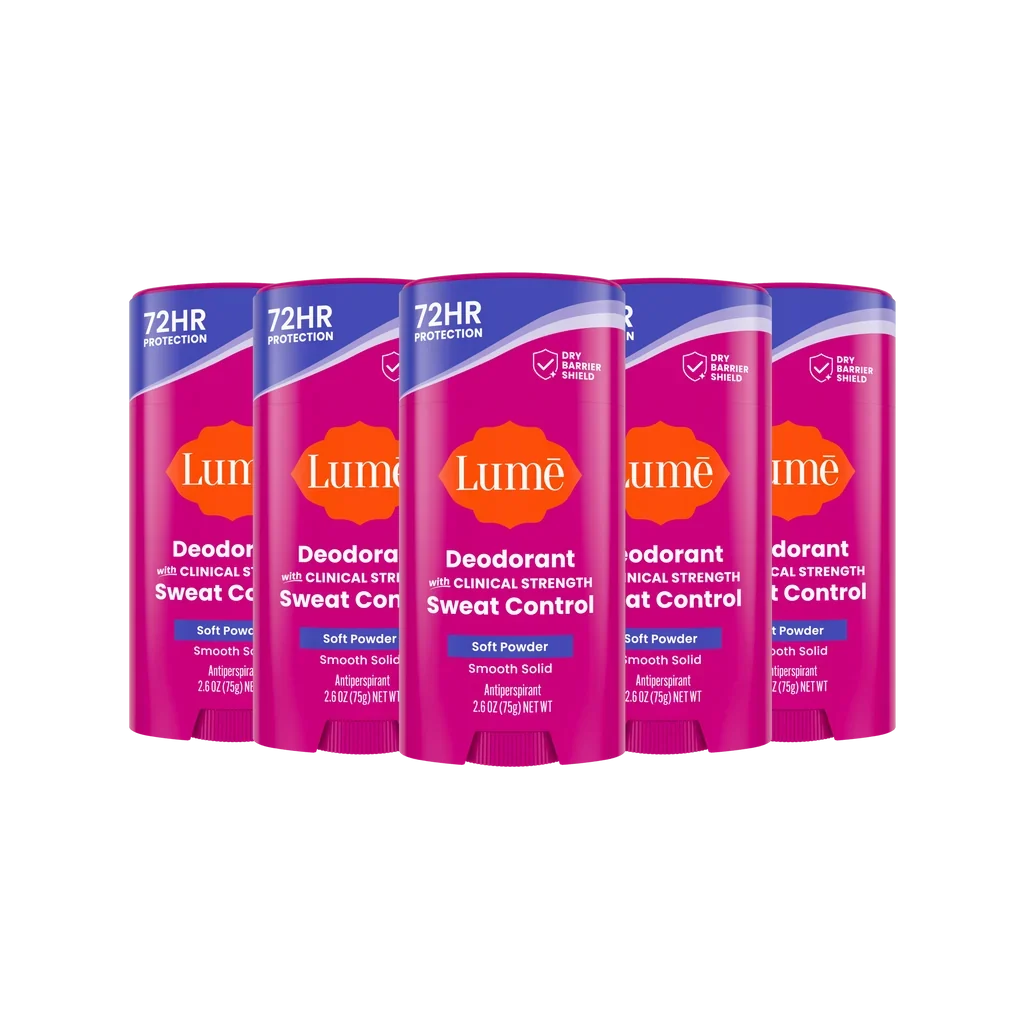 Lume Sweat Control Solid Deodorant Soft Powder