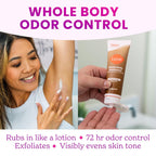 Lume Whole Body Deodorant - Invisible Cream Tube - 72 Hour Odor Control - Doctor Developed - Aluminum Free. Baking Soda Free and Skin Loving - 3.0 Ounce (Pack of 2) (Vanilla Bliss)