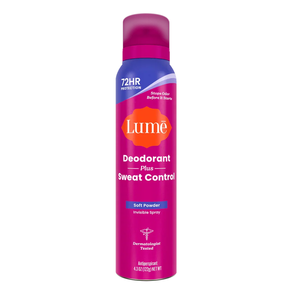 Lume Sweat Control Spray Deodorant Clean Tangerine