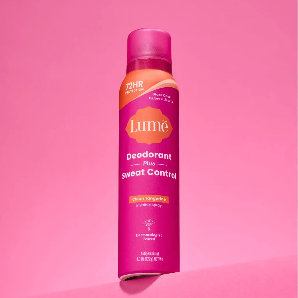 Lume Sweat Control Spray Deodorant Clean Tangerine